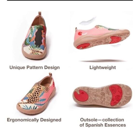 UIN Art Painted Travel Shoe Slip On Lightweight Women’s 8 Constellation Toledo Ⅰ - Picture 4 of 10